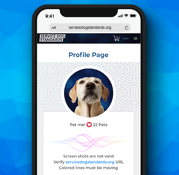Service Dog Standards Profile Page