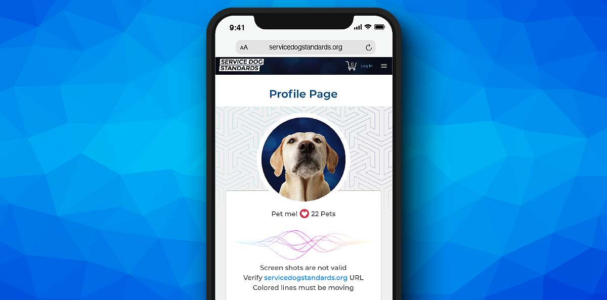 Service Dog Standards Profile Page