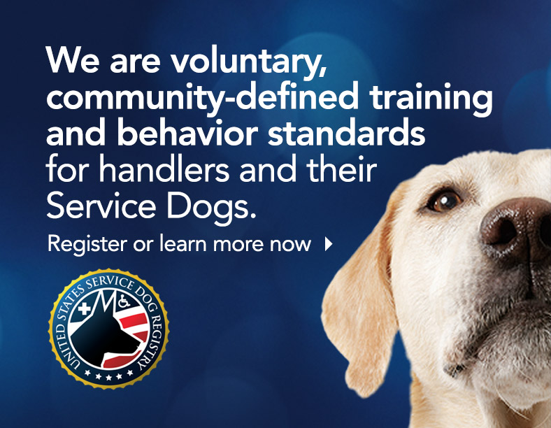 The United States Service Dog Registry Training and Behavior Standards